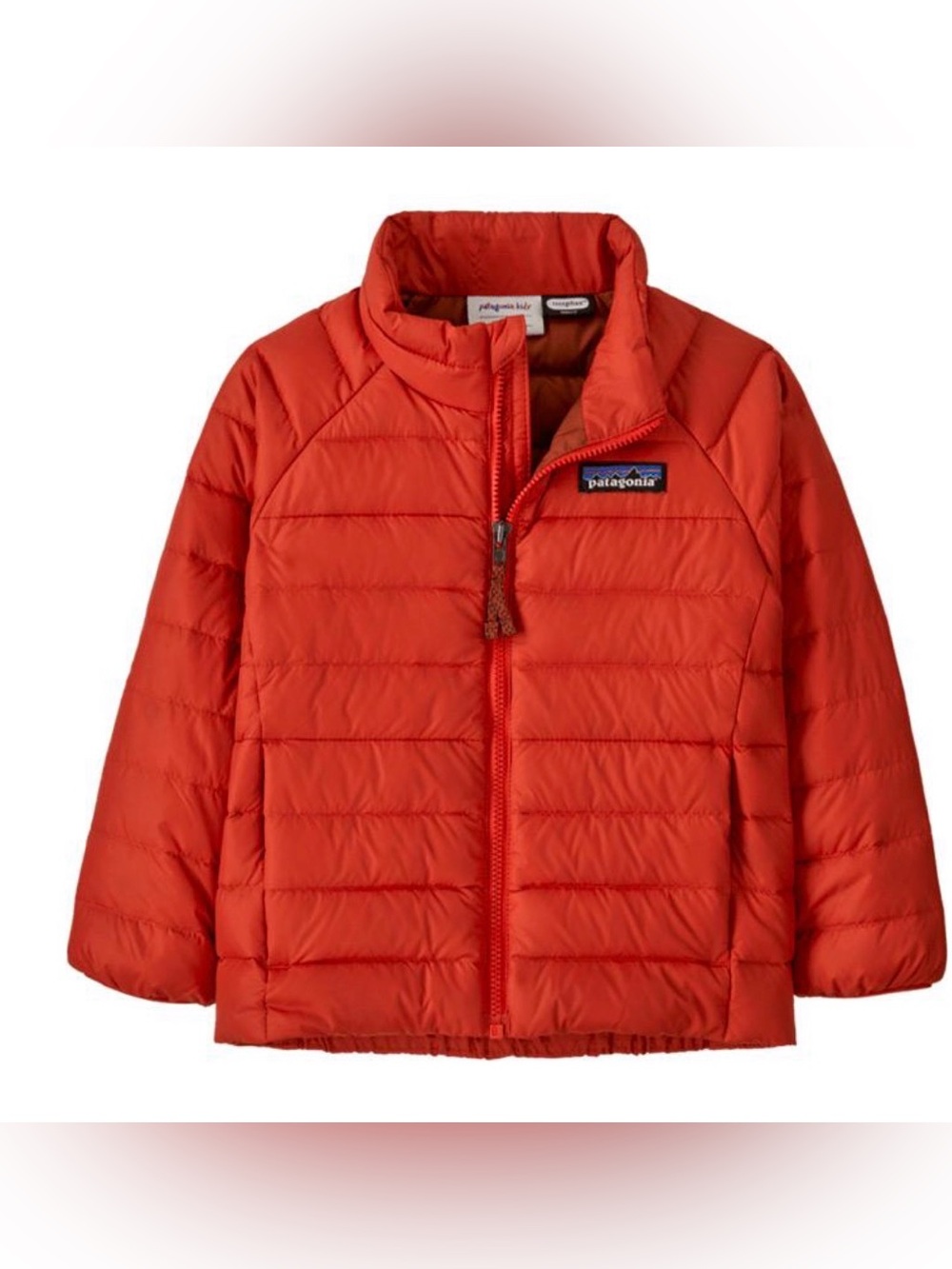 Patagonia Baby Toddler Down Sweater Jacket Madder Red Orange Size 2T